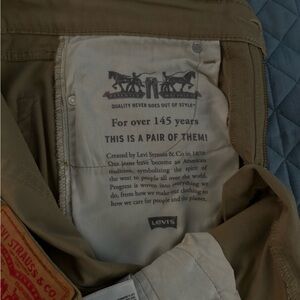 Tan Levi jeans